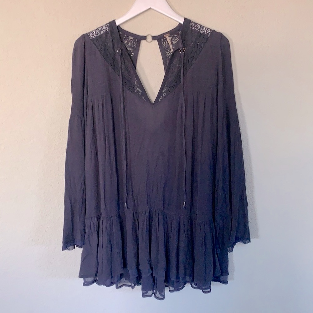Free People Long Sleeve Mini Dress/Tunic  NWOT